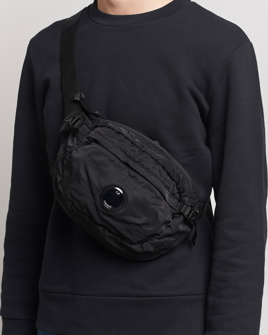 Hombres | C.P. Company | C.P. Company | Nylon B Small Accessorie Bag Black