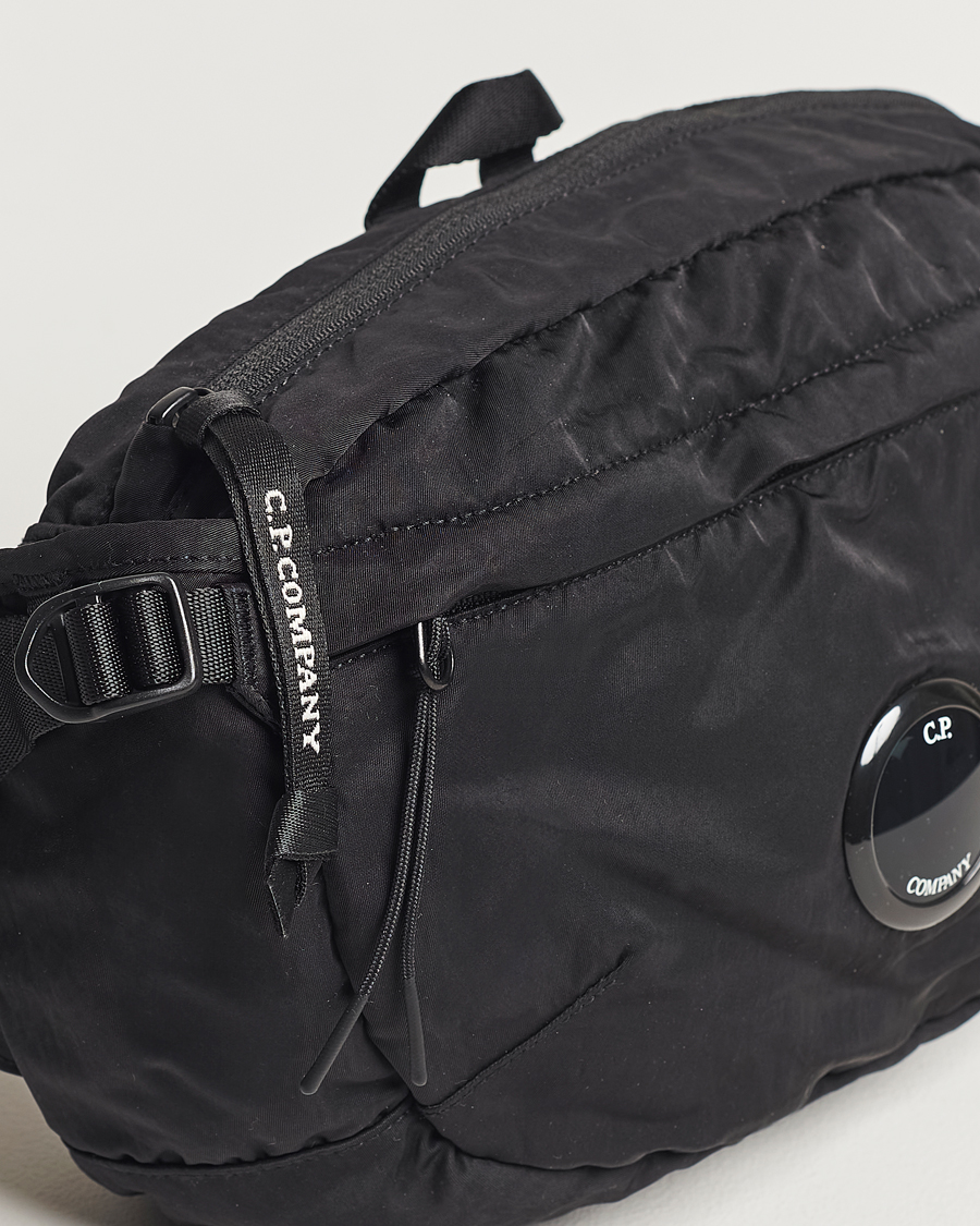 Hombres | C.P. Company Nylon B Small Accessorie Bag Black | C.P. Company | Nylon B Small Accessorie Bag Black