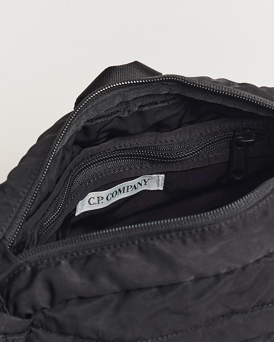 Hombres | C.P. Company Nylon B Small Accessorie Bag Black | C.P. Company | Nylon B Small Accessorie Bag Black