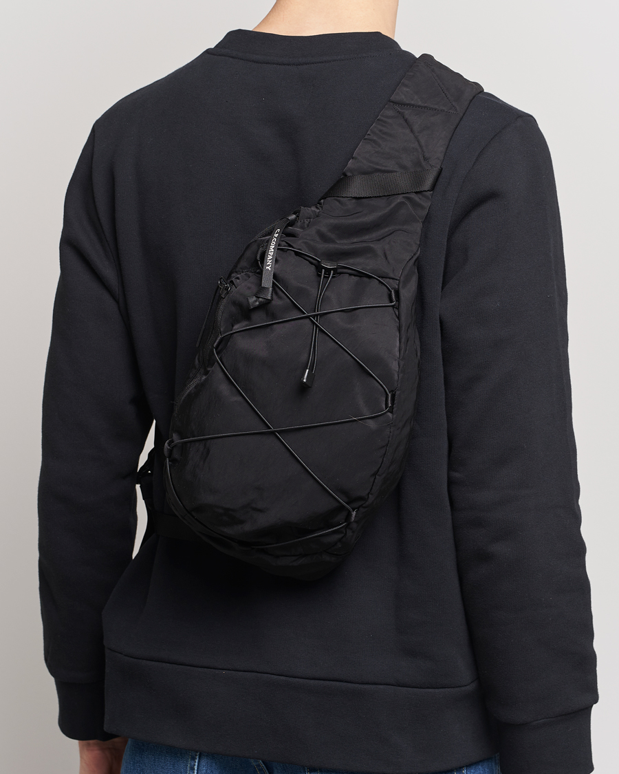 Hombres |  | C.P. Company | Nylon B Accessories Shoulder Bag Black