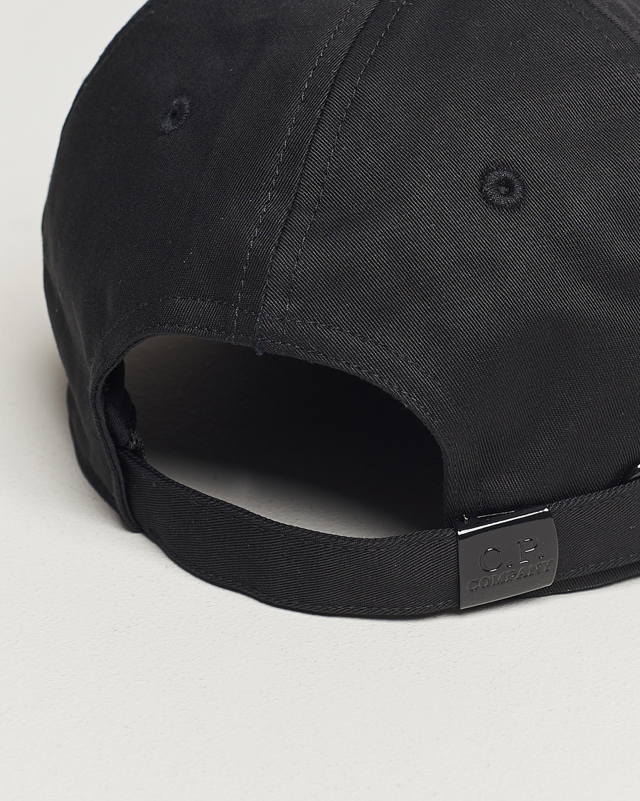 Hombres | C.P. Company Cotton Gabardine Cap Black | C.P. Company | Cotton Gabardine Cap Black