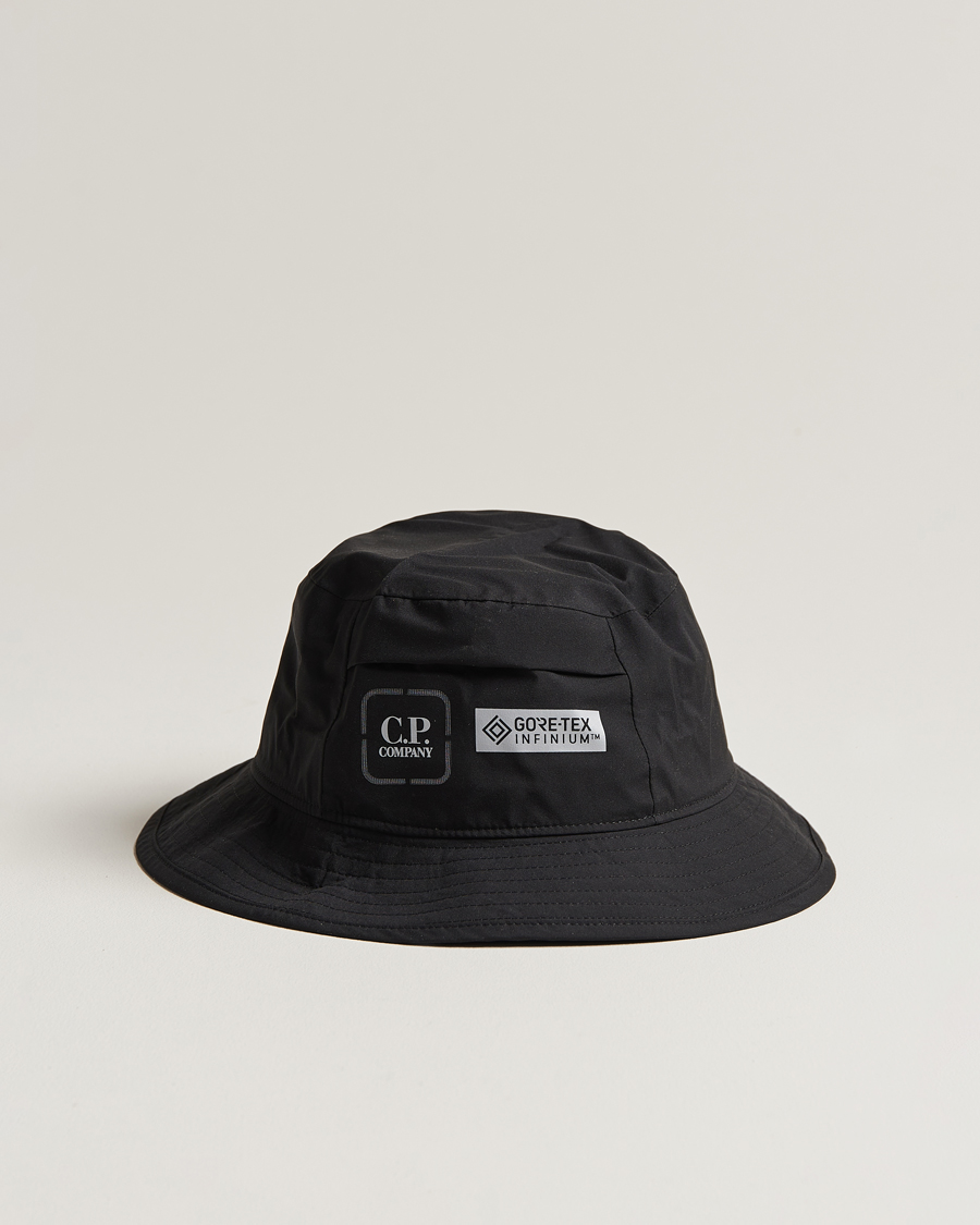 Hombres | C.P. Company Metropolis Gore-Tex Bucket Hat Black | C.P. Company | Metropolis Gore-Tex Bucket Hat Black