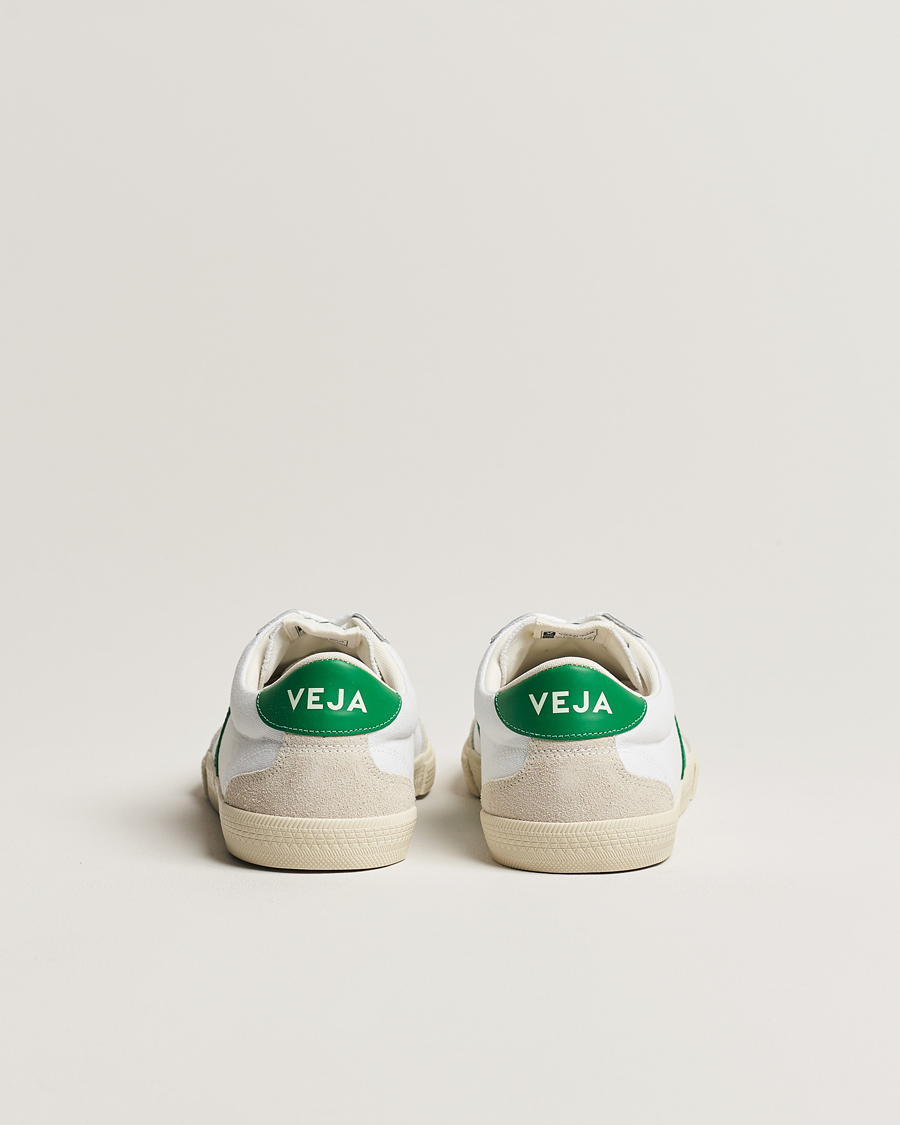 Hombres | Veja Volley Sneaker White/Emeraude | Veja | Volley Sneaker White/Emeraude