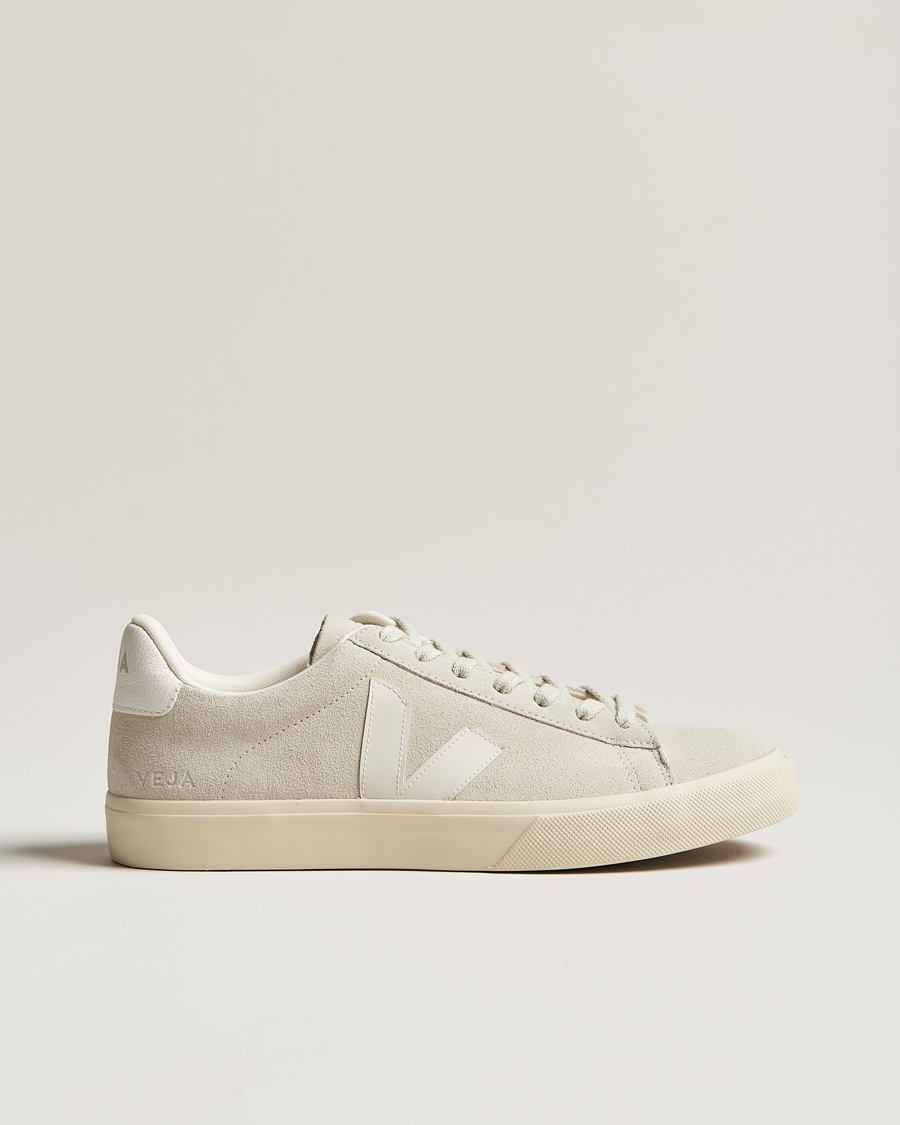 Hombres | Veja Campo Suede Sneaker Natural White | Veja | Campo Suede Sneaker Natural White