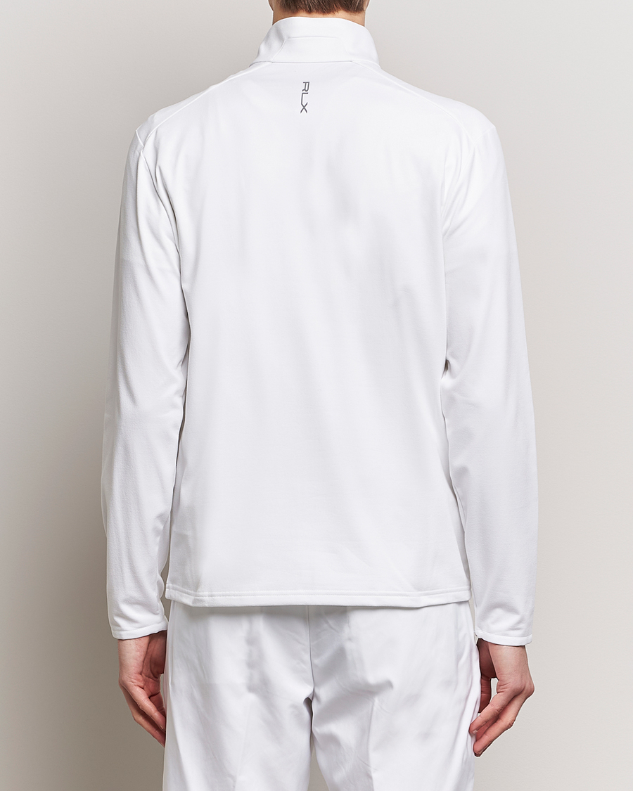 Hombres | Jerséis y prendas de punto | RLX Ralph Lauren | Luxury Jersey Half Zip Ceramic White