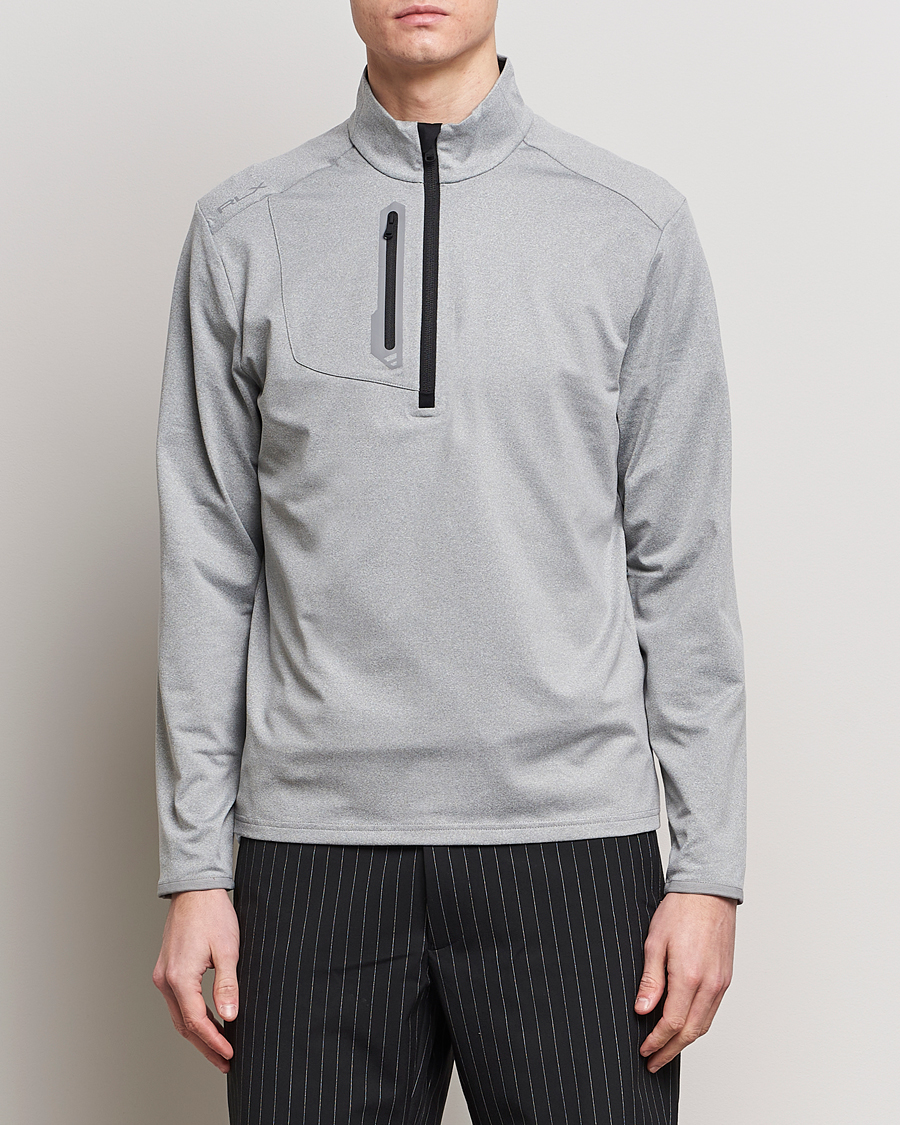 Hombres | Jerséis y prendas de punto | RLX Ralph Lauren | Luxury Jersey Half Zip Andover Heather