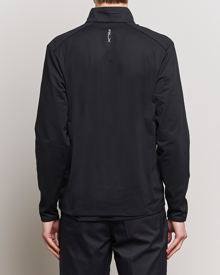 Hombres | Jerséis y prendas de punto | RLX Ralph Lauren | Luxury Jersey Half Zip Polo Black