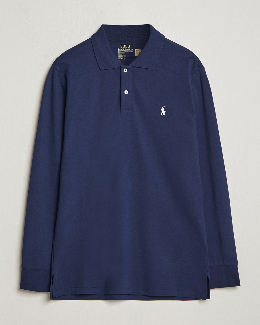 Hombres | Jerséis y prendas de punto | Polo Ralph Lauren Golf | Performance Stretch Long Sleeve Polo Refined Navy