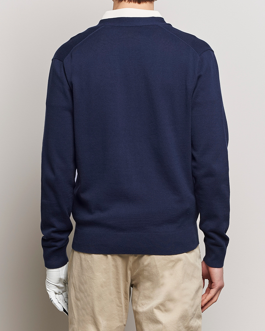 Hombres | Jerséis y prendas de punto | RLX Ralph Lauren | Cotton Cardigan Refined Navy