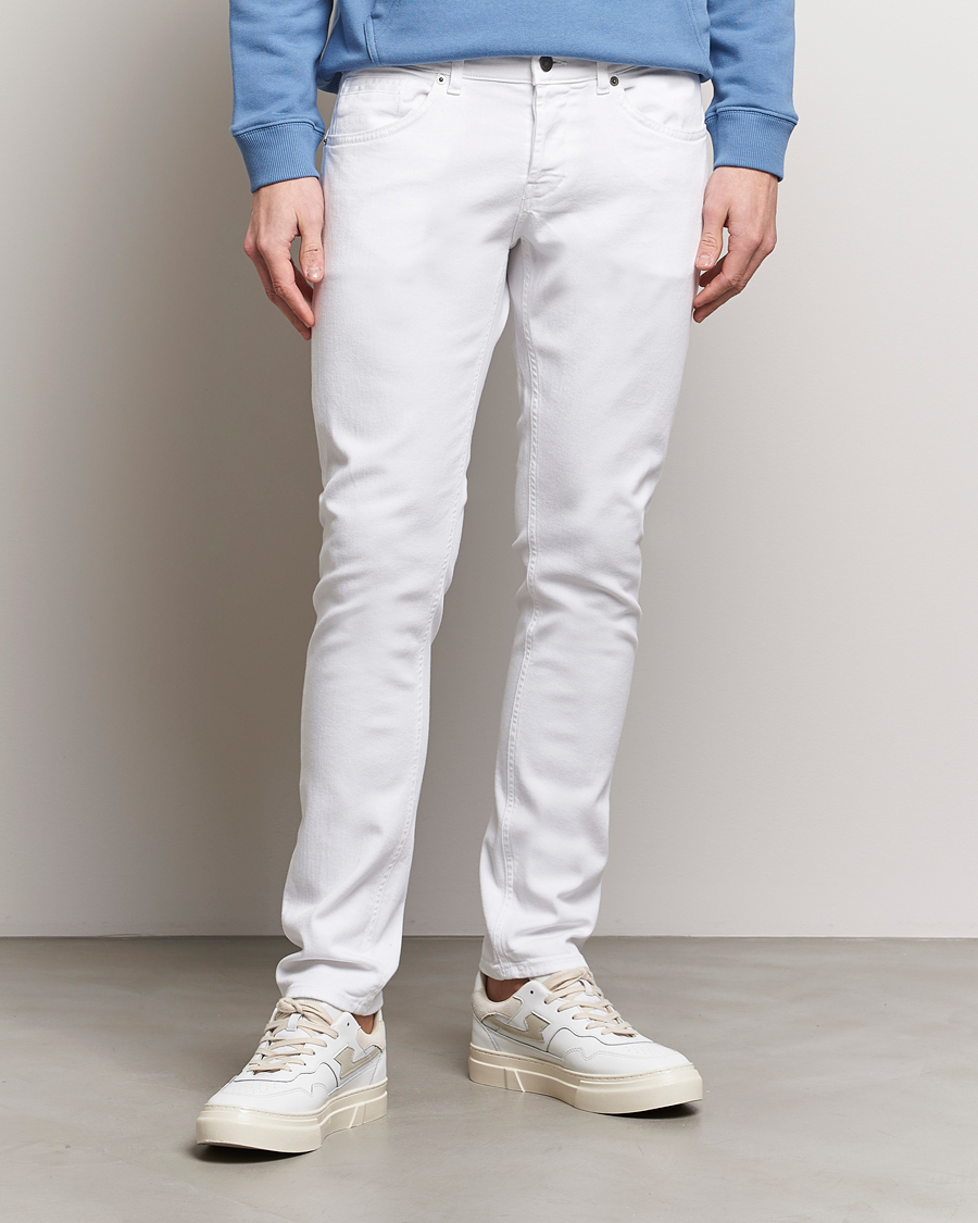 Hombres | Dondup | Dondup | George Bullstretch Jeans White