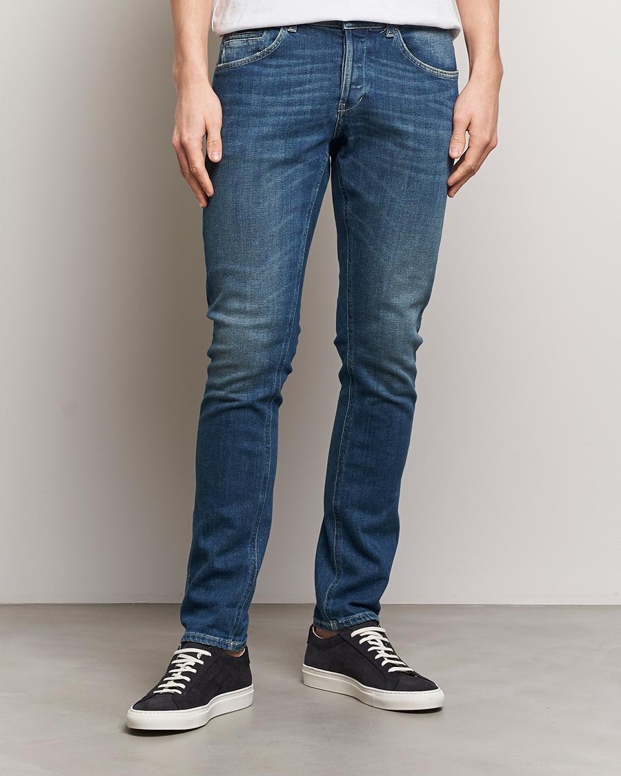Hombres | Ropa | Dondup | George Jeans Medium Blue