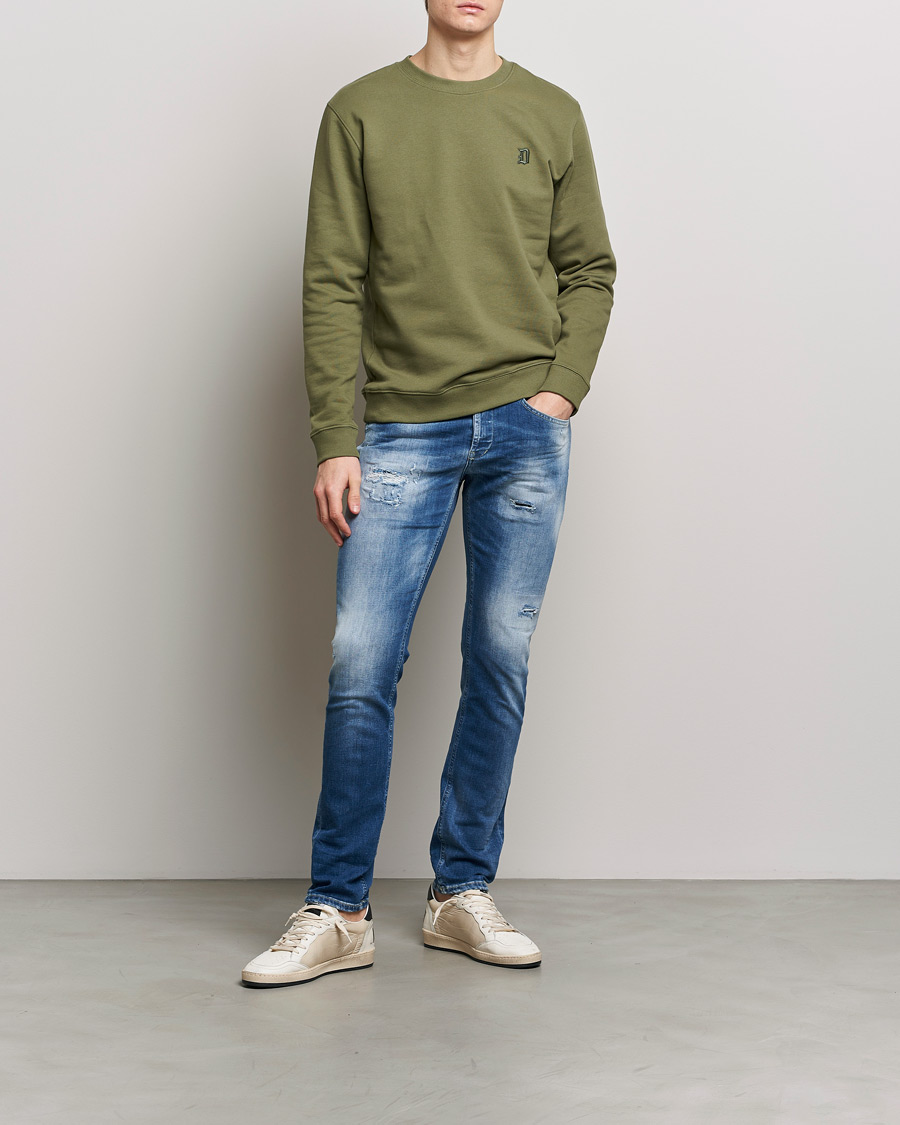 Hombres | Vaqueros | Dondup | George Distressed Jeans Medium Blue