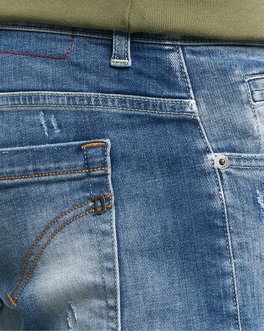 Hombres | Vaqueros | Dondup | George Distressed Jeans Medium Blue