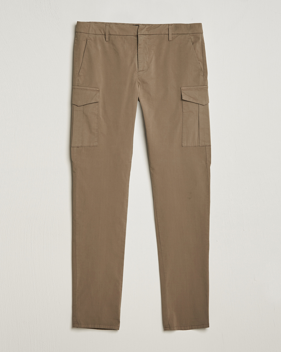 Hombres | Pantalones | Dondup | Eddie Cargo Pants Dark Beige