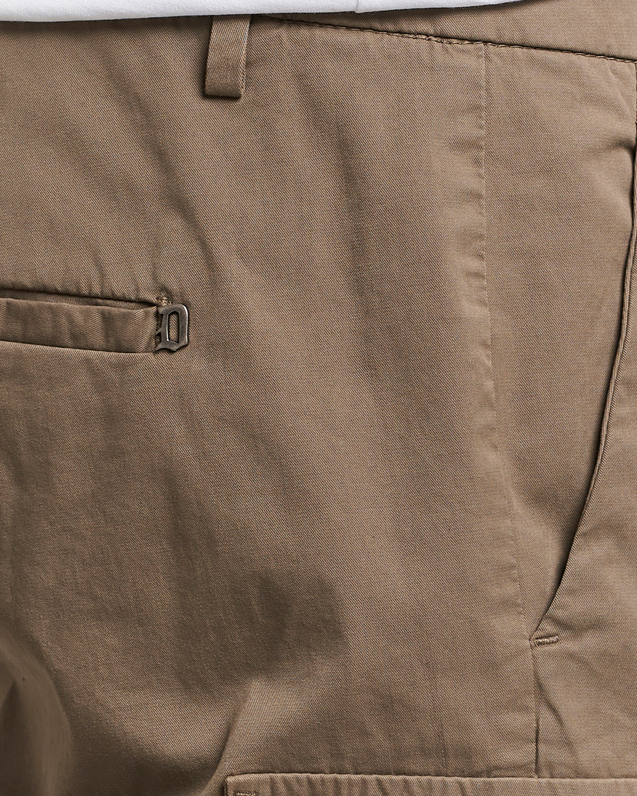 Hombres | Pantalones | Dondup | Eddie Cargo Pants Dark Beige