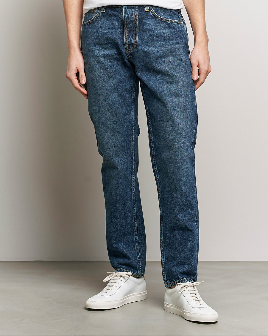 Hombres | Pantalones | Nudie Jeans | Steady Eddie II Jeans Blue Soil