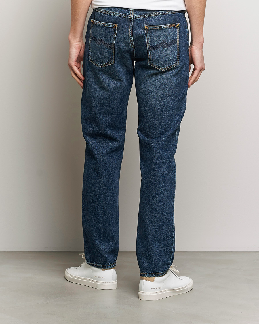 Hombres | Pantalones | Nudie Jeans | Steady Eddie II Jeans Blue Soil