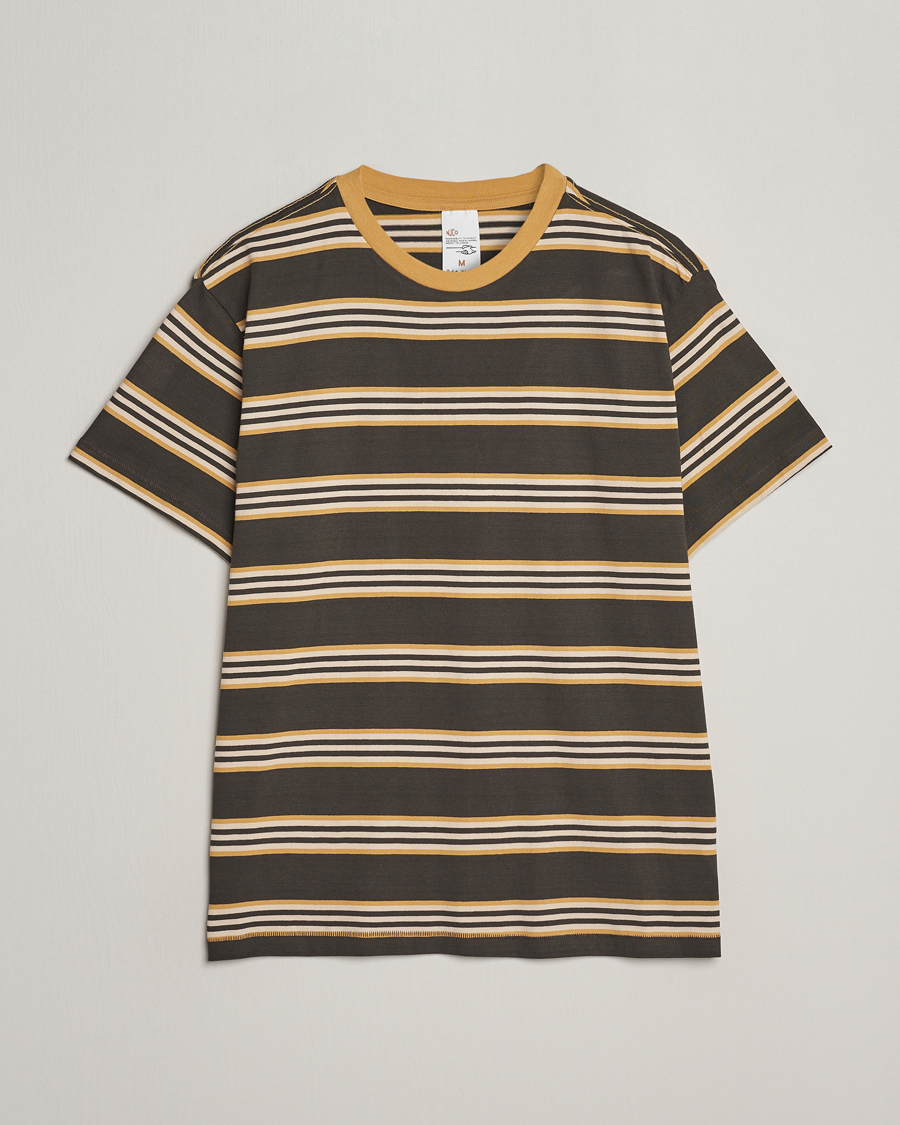Hombres | Camisetas | Nudie Jeans | Leif Striped Crew Neck T-Shirt Multi