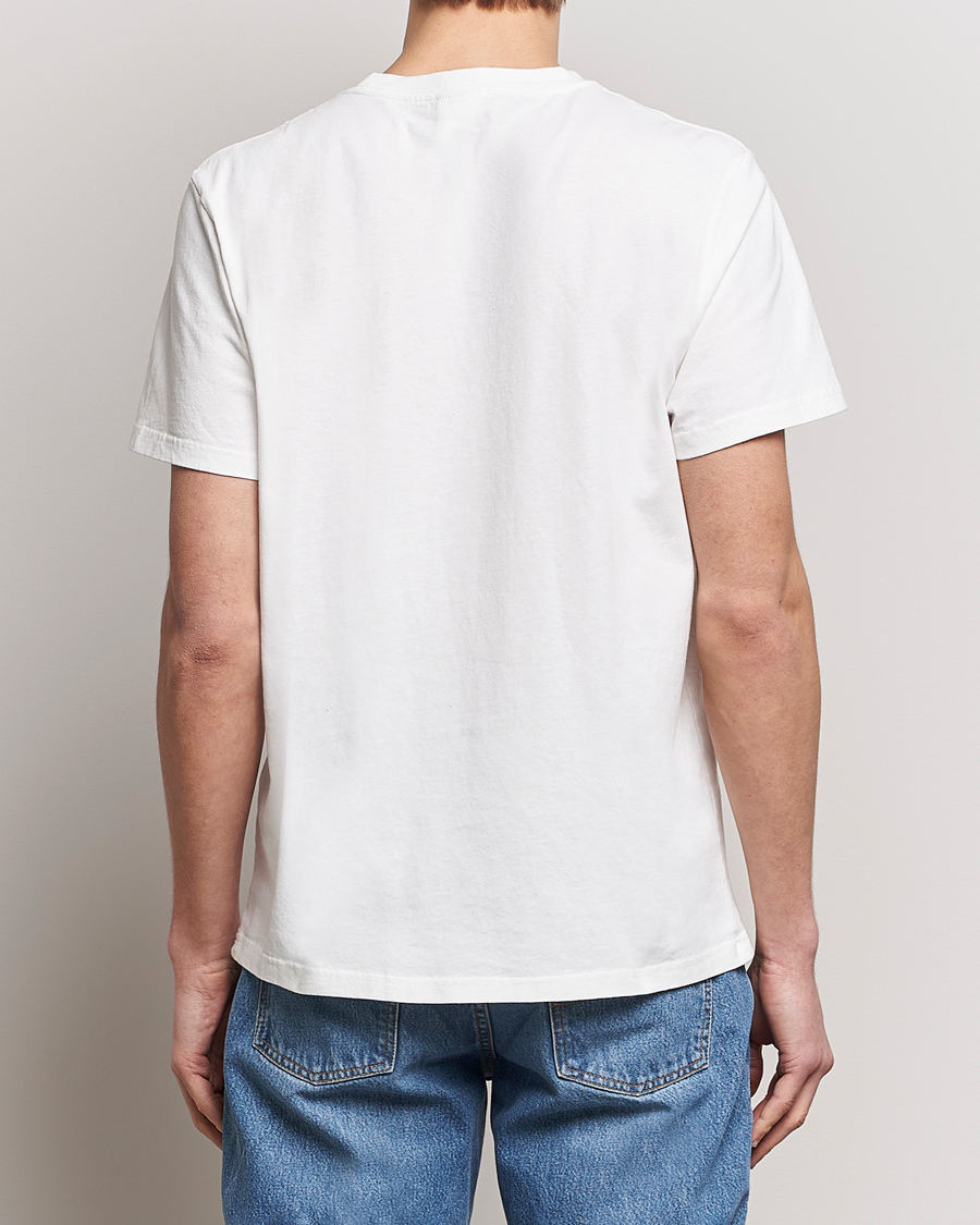 Hombres | Camisetas | Nudie Jeans | Roy Printed Crew Neck T-Shirt Off White