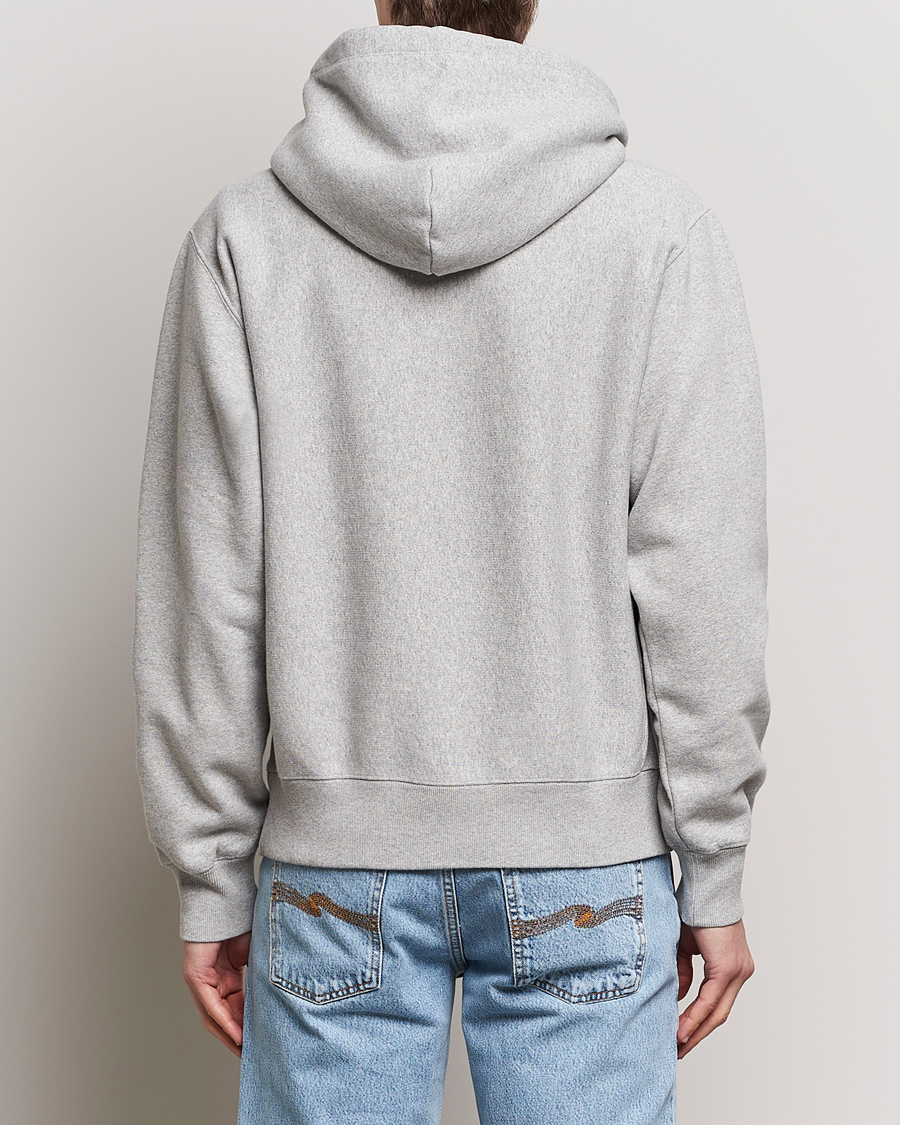 Hombres | Jerséis y prendas de punto | Nudie Jeans | Fredrik Hoodie Grey Melange