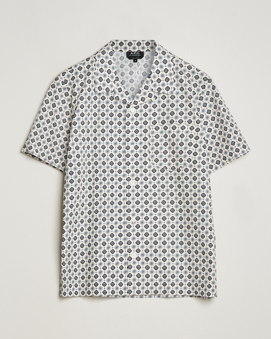 Hombres | Camisas | A.P.C. | Lloyd Printed Resort Shirt Off White