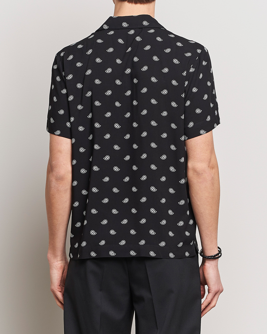 Hombres | Camisas | A.P.C. | Lloyd Printed Paisley Resort Shirt Black