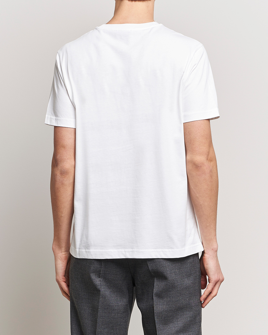 Hombres | Camisetas | A.P.C. | Paisley Logo Crew Neck T-Shirt White