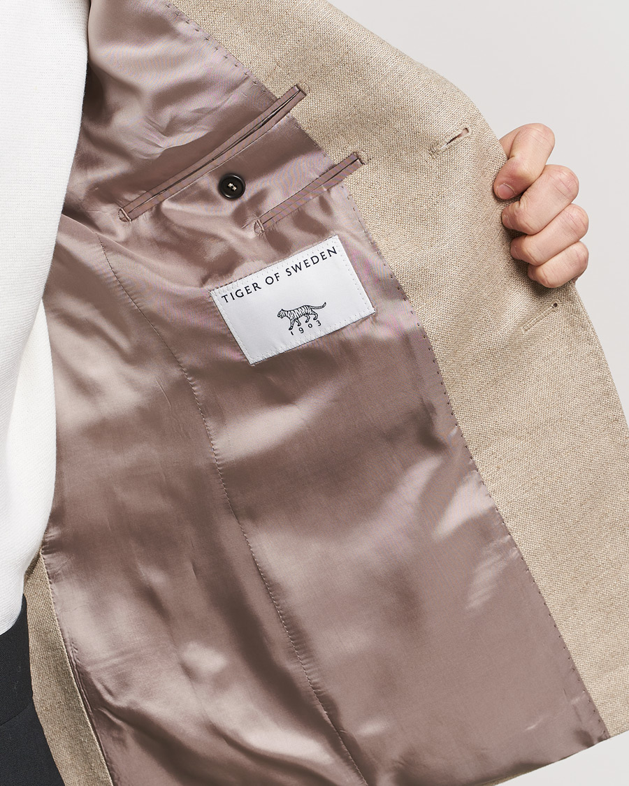 Hombres | Blazers | Tiger of Sweden | Justin Linen Blazer Feather