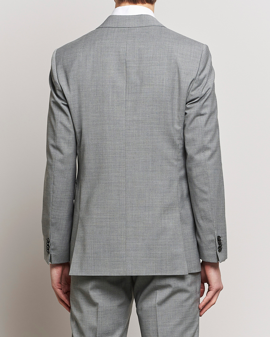 Hombres | Blazers | Tiger of Sweden | Justin Wool Travel Suit Blazer Grey Melange