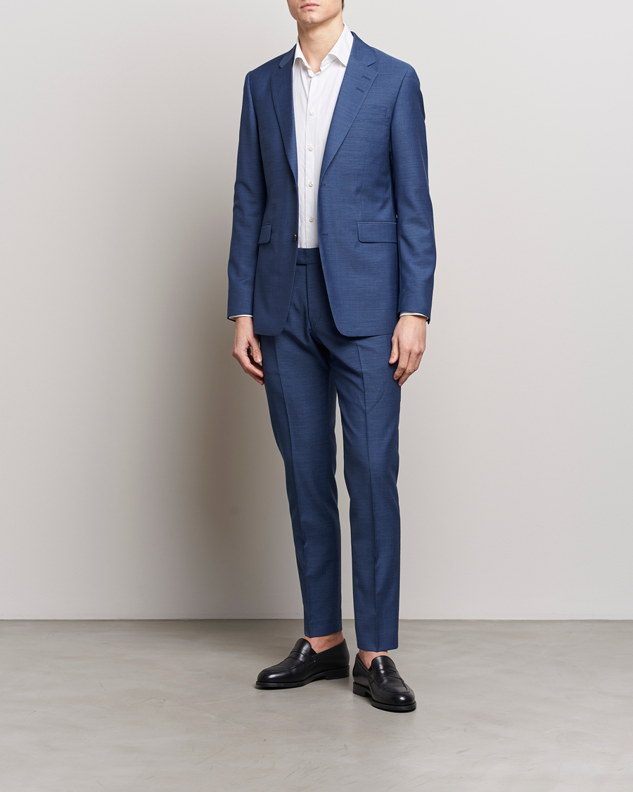 Hombres | Blazers | Tiger of Sweden | Justin Wool Blazer Smokey Blue