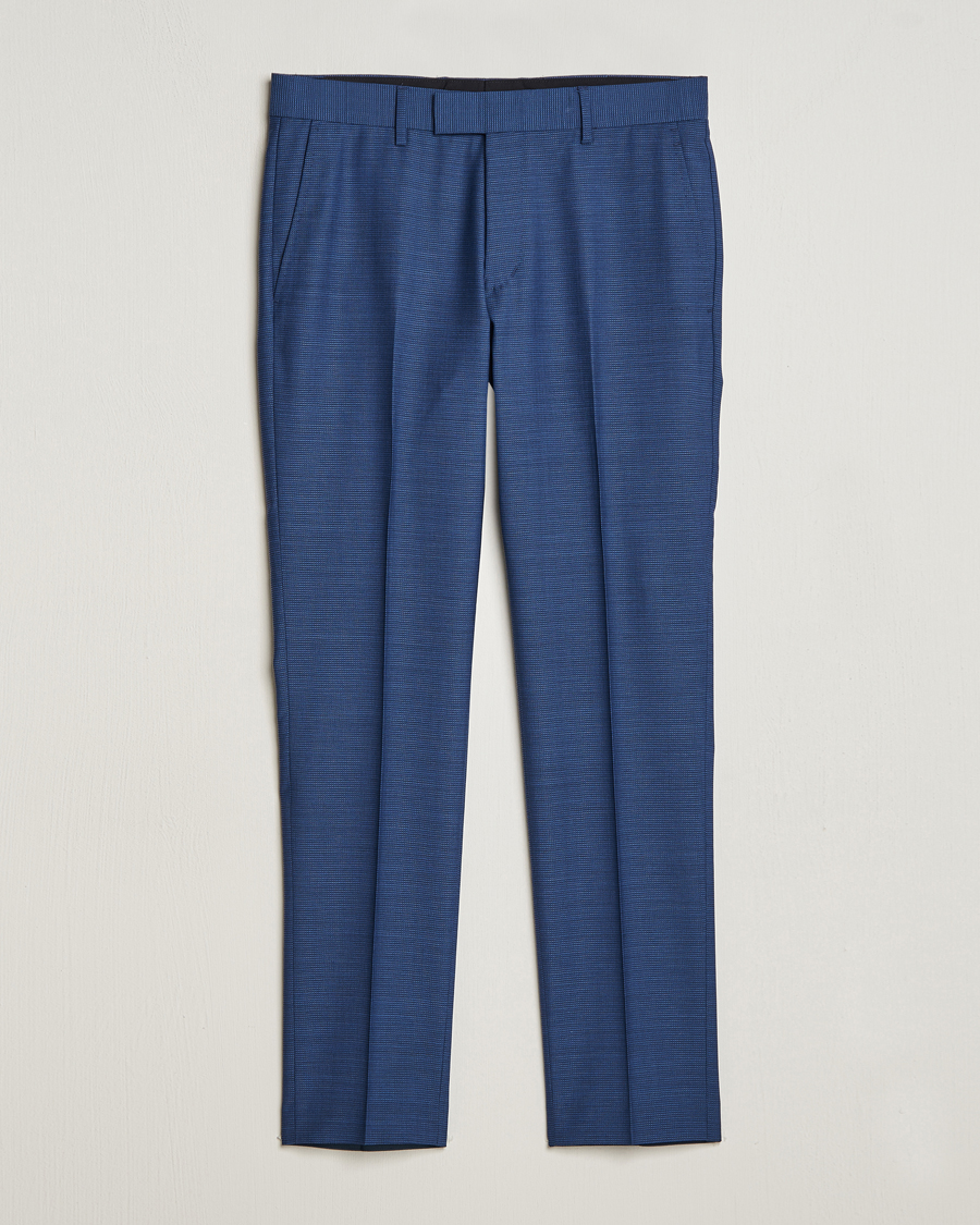 Hombres | Pantalones | Tiger of Sweden | Tenuta Wool Trousers Smokey Blue