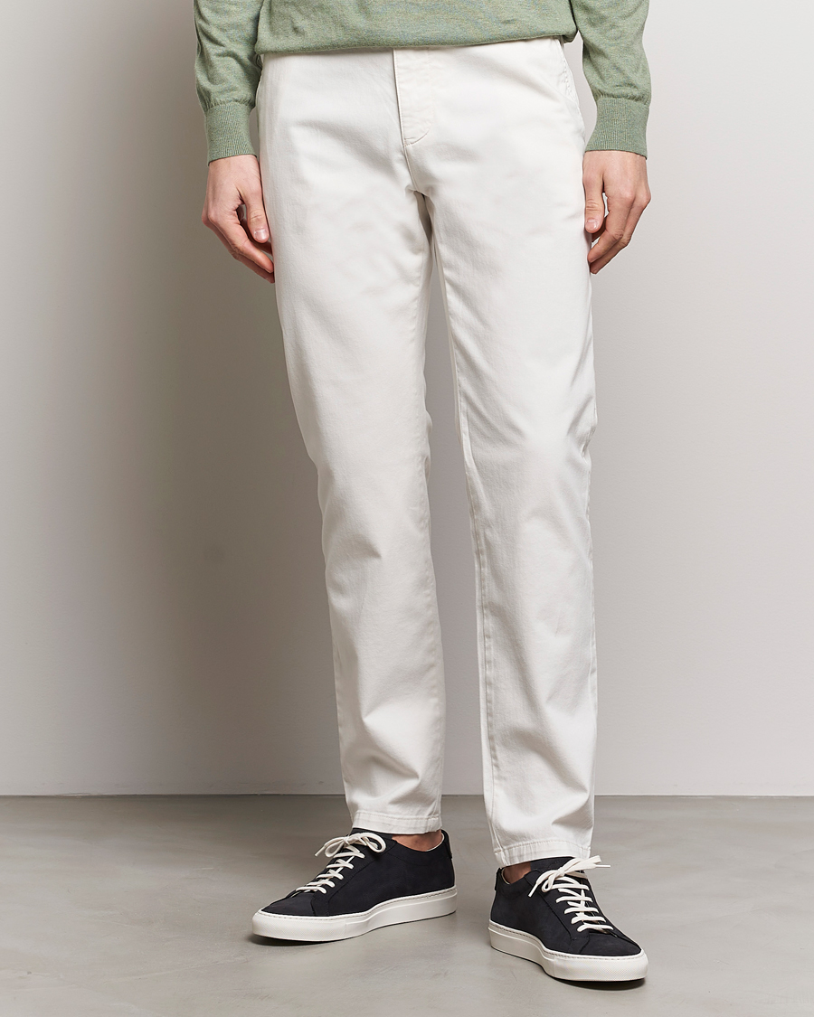 Hombres | Pantalones | Tiger of Sweden | Caidon Cotton Chinos Summer Snow