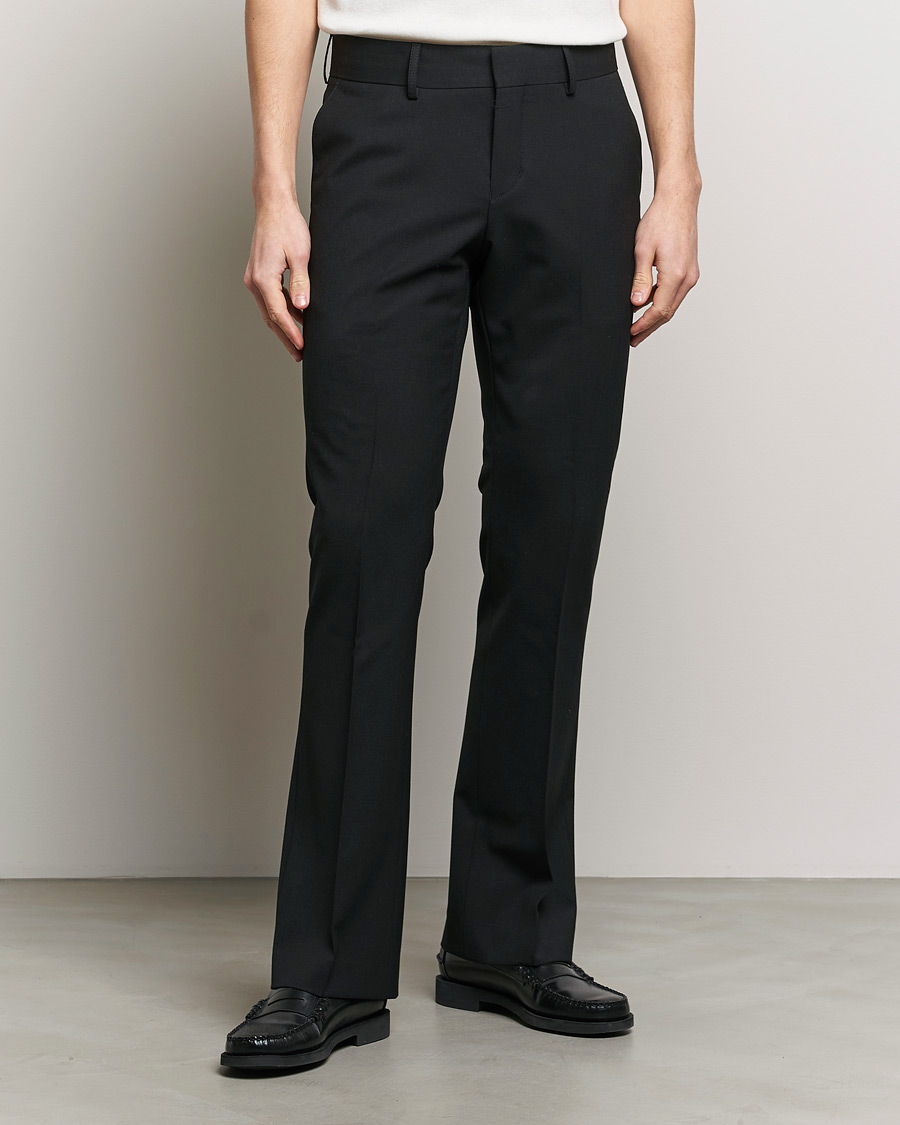 Hombres | Pantalones formales | Tiger of Sweden | Trae Flare Trousers Black