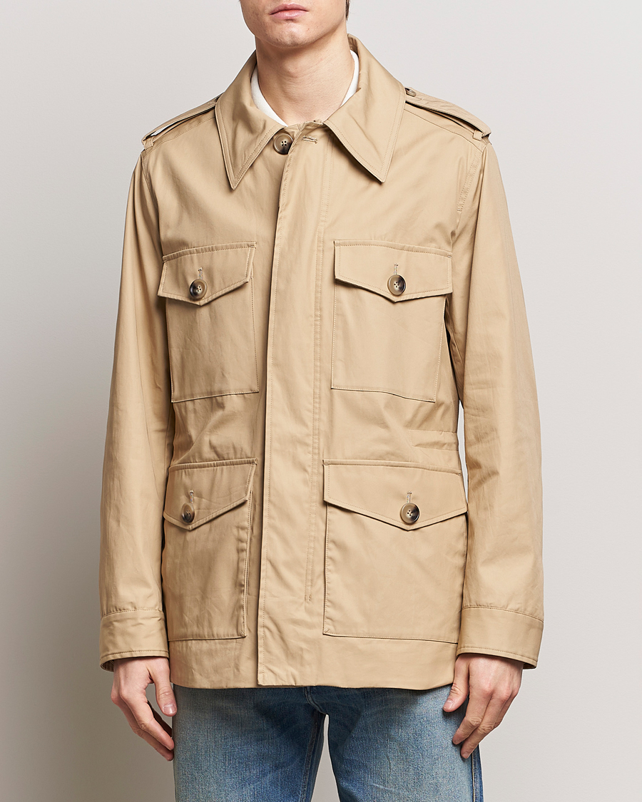 Hombres | Abrigos y chaquetas | Tiger of Sweden | Bendrik Cotton Field Jacket Moon Stone