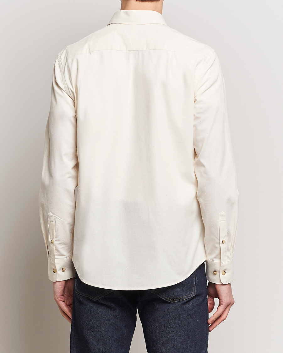 Hombres | Camisas | Tiger of Sweden | Spenser Cotton Shirt Off White