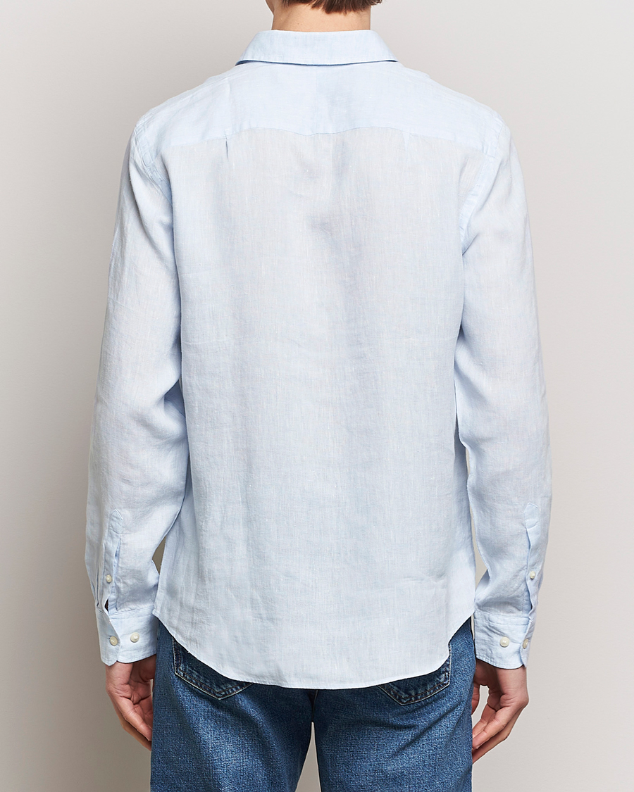 Hombres | Camisas | Tiger of Sweden | Spenser Linen Shirt Light Blue