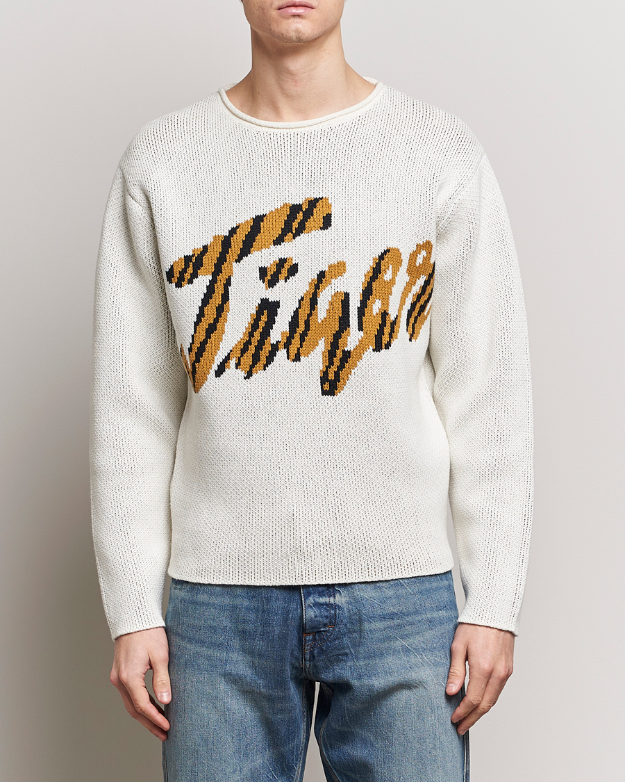 Hombres | Jerseys de punto | Tiger of Sweden | Bobi Heavy Knitted Sweater Off White