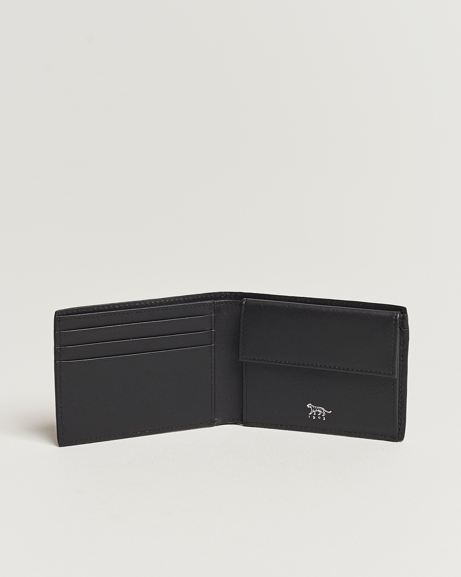 Hombres | Accesorios | Tiger of Sweden | Wivalius Grained Leather Wallet Black