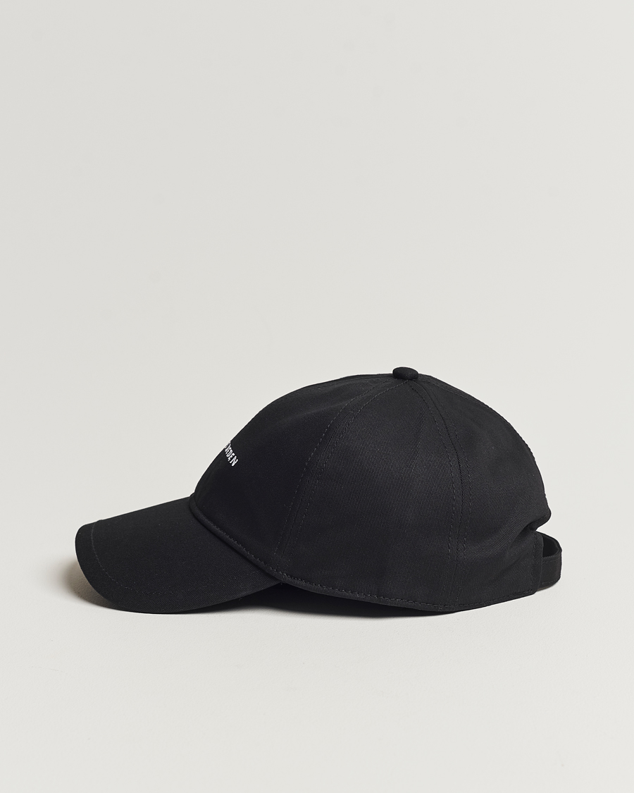 Hombres | Tiger of Sweden Hent Cotton Cap Black | Tiger of Sweden | Hent Cotton Cap Black
