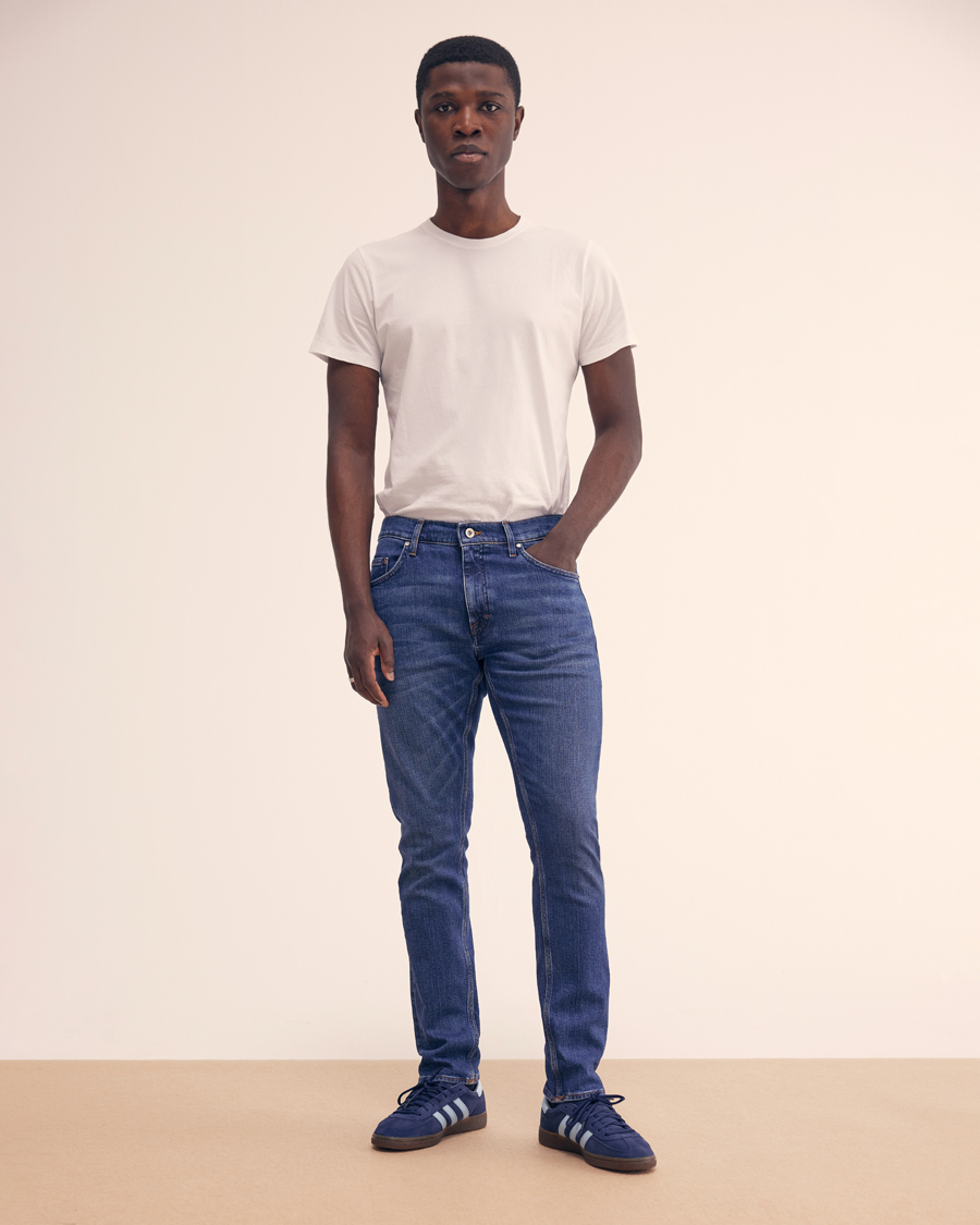 Hombres | Pantalones | Tiger of Sweden | Pistolero Jeans Midnight Blue