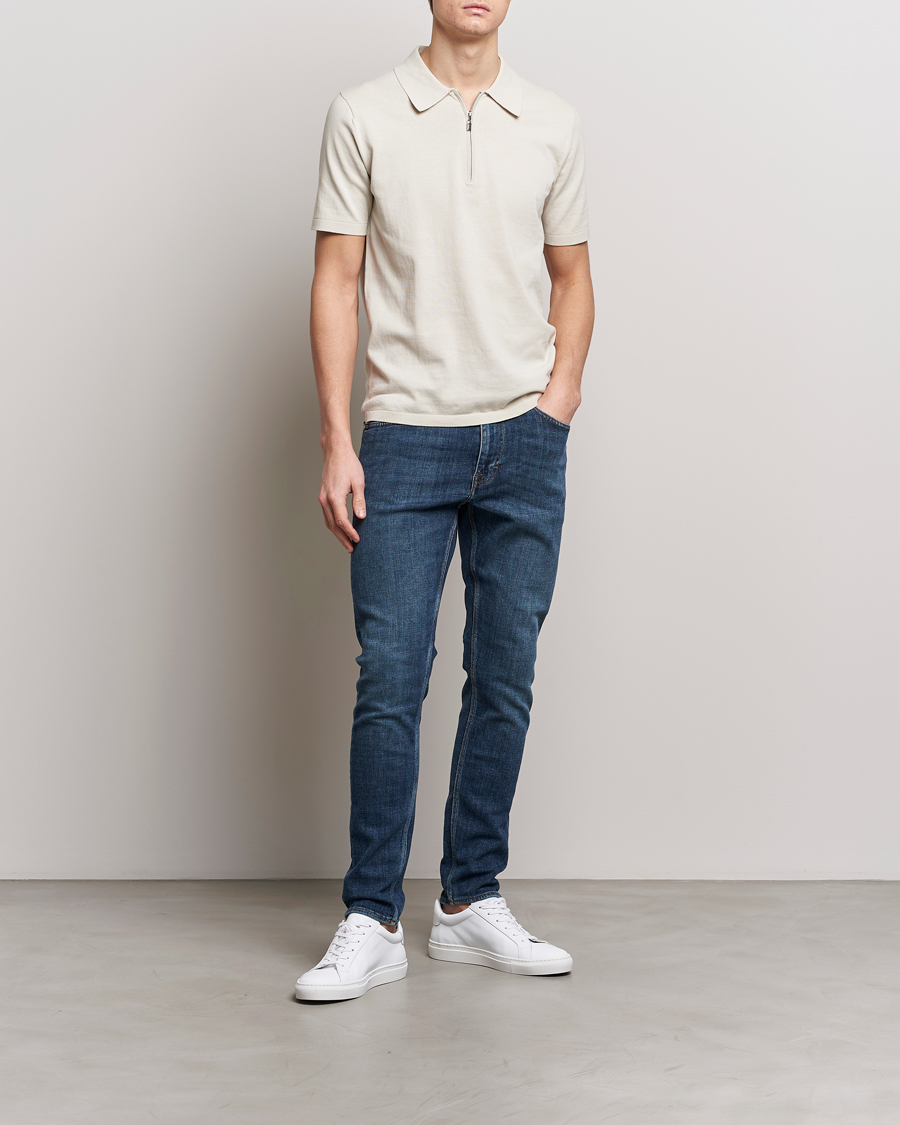 Hombres | Pantalones | Tiger of Sweden | Evolve Jeans Medium Blue