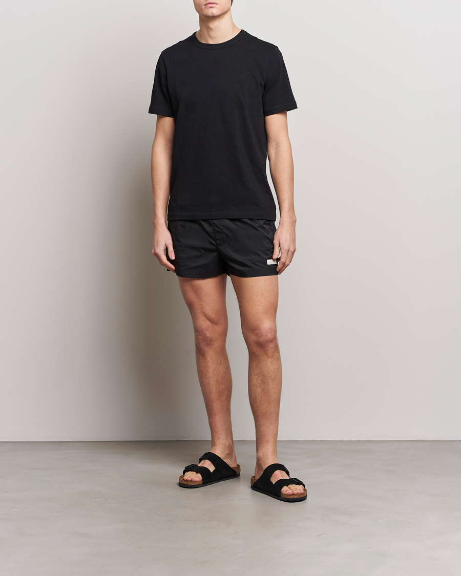 Hombres | Bañadores | Calvin Klein | Logo Drawstring Swimshorts Black