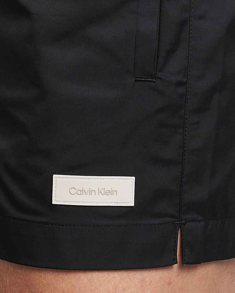 Hombres | Bañadores | Calvin Klein | Logo Drawstring Swimshorts Black
