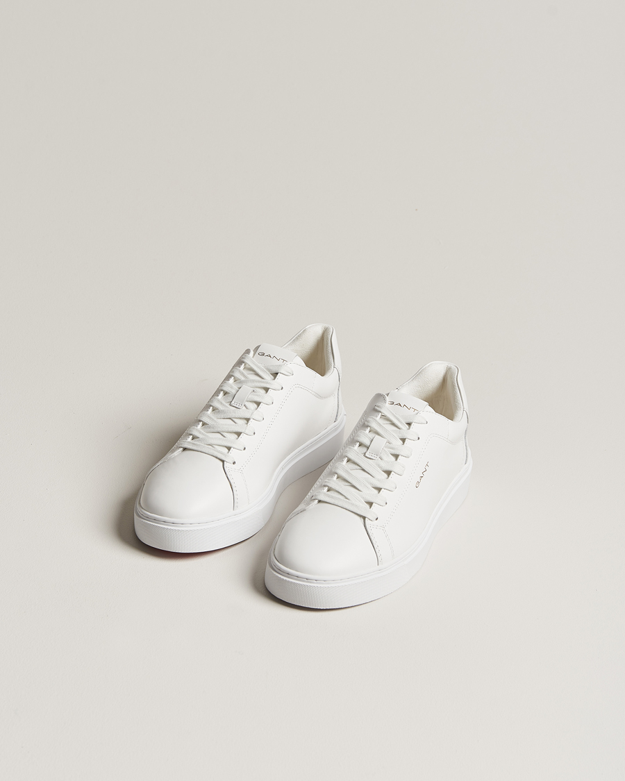 Hombres | Zapatillas blancas | GANT | Mc Julien Leather Sneaker White