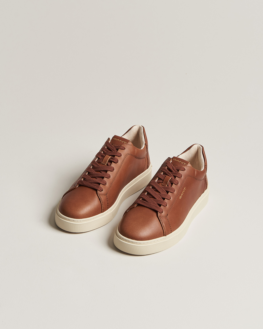 Hombres | Zapatillas | GANT | Mc Julien Leather Sneaker Cognac