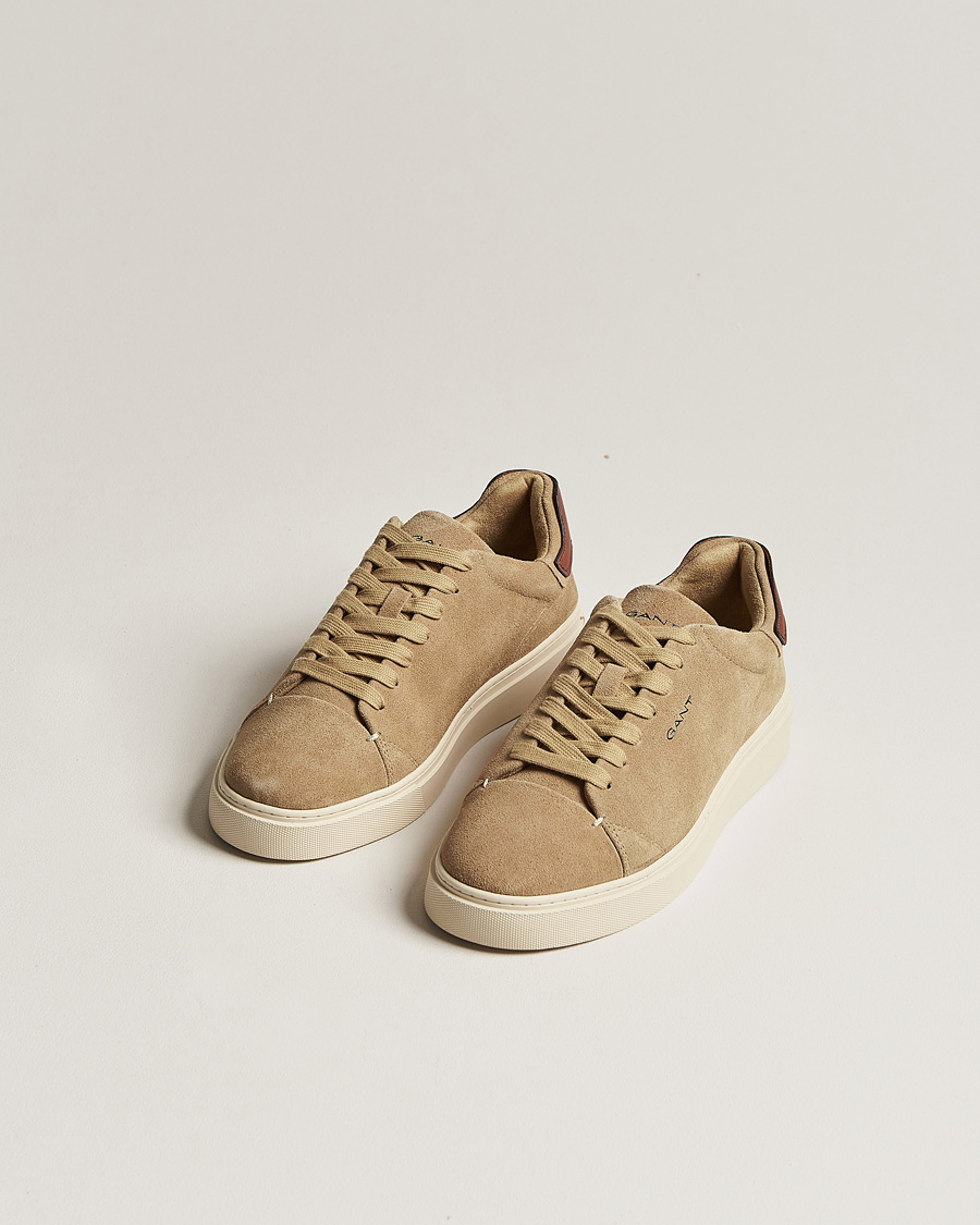 Hombres | Zapatos | GANT | Mc Julien Suede Sneaker Dark Khaki