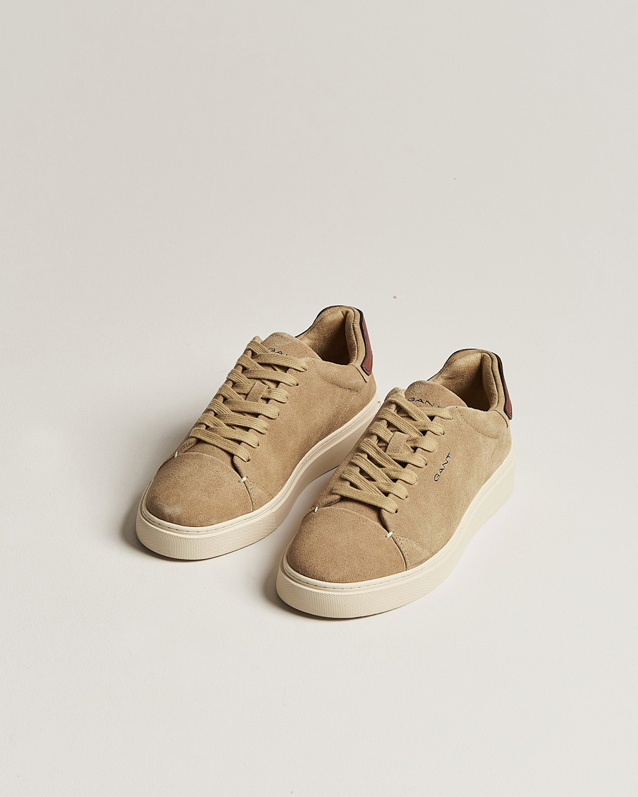 Hombres | GANT Mc Julien Suede Sneaker Dark Khaki | GANT | Mc Julien Suede Sneaker Dark Khaki