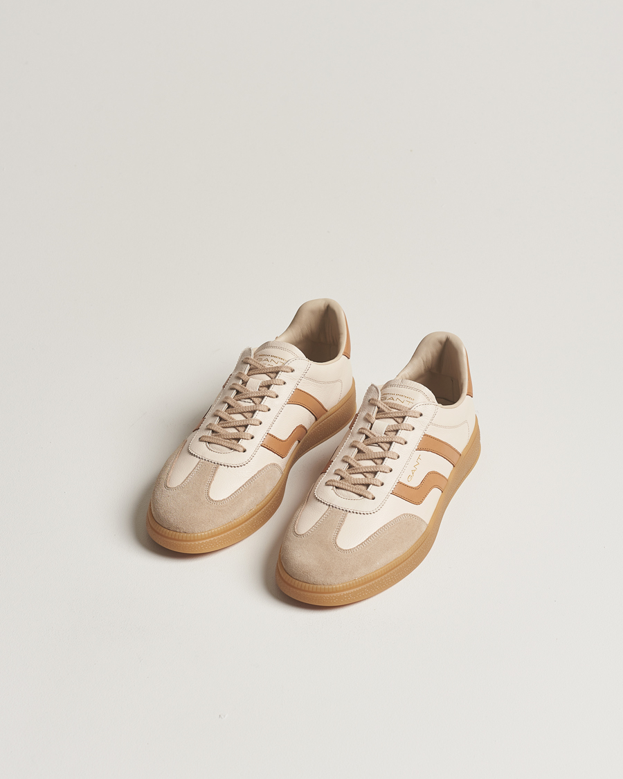 Hombres | Zapatos | GANT | Cuzmo Leather Sneaker Beige/Tan