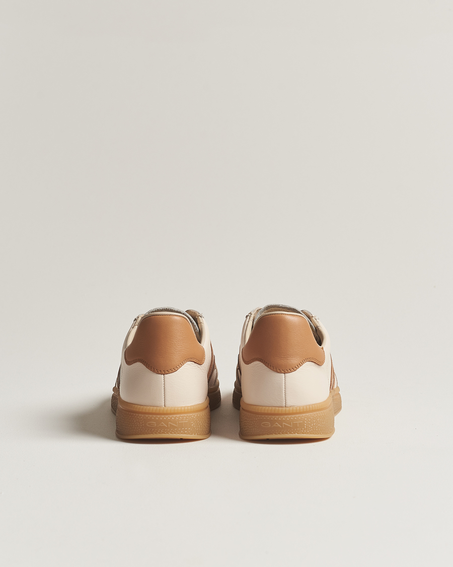 Hombres | GANT Cuzmo Leather Sneaker Beige/Tan | GANT | Cuzmo Leather Sneaker Beige/Tan