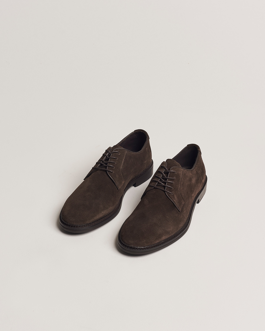 Hombres | GANT Bidford Suede Derby Coffee Brown | GANT | Bidford Suede Derby Coffee Brown